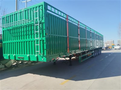 Semitrailerbil av behållare